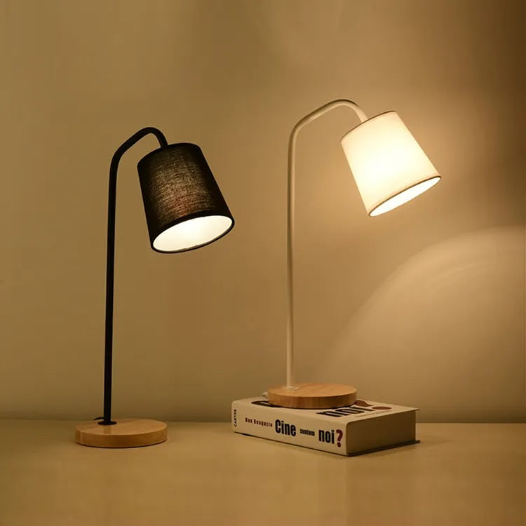 50 Cm Study & Bed Side Lamp-Black Apricot