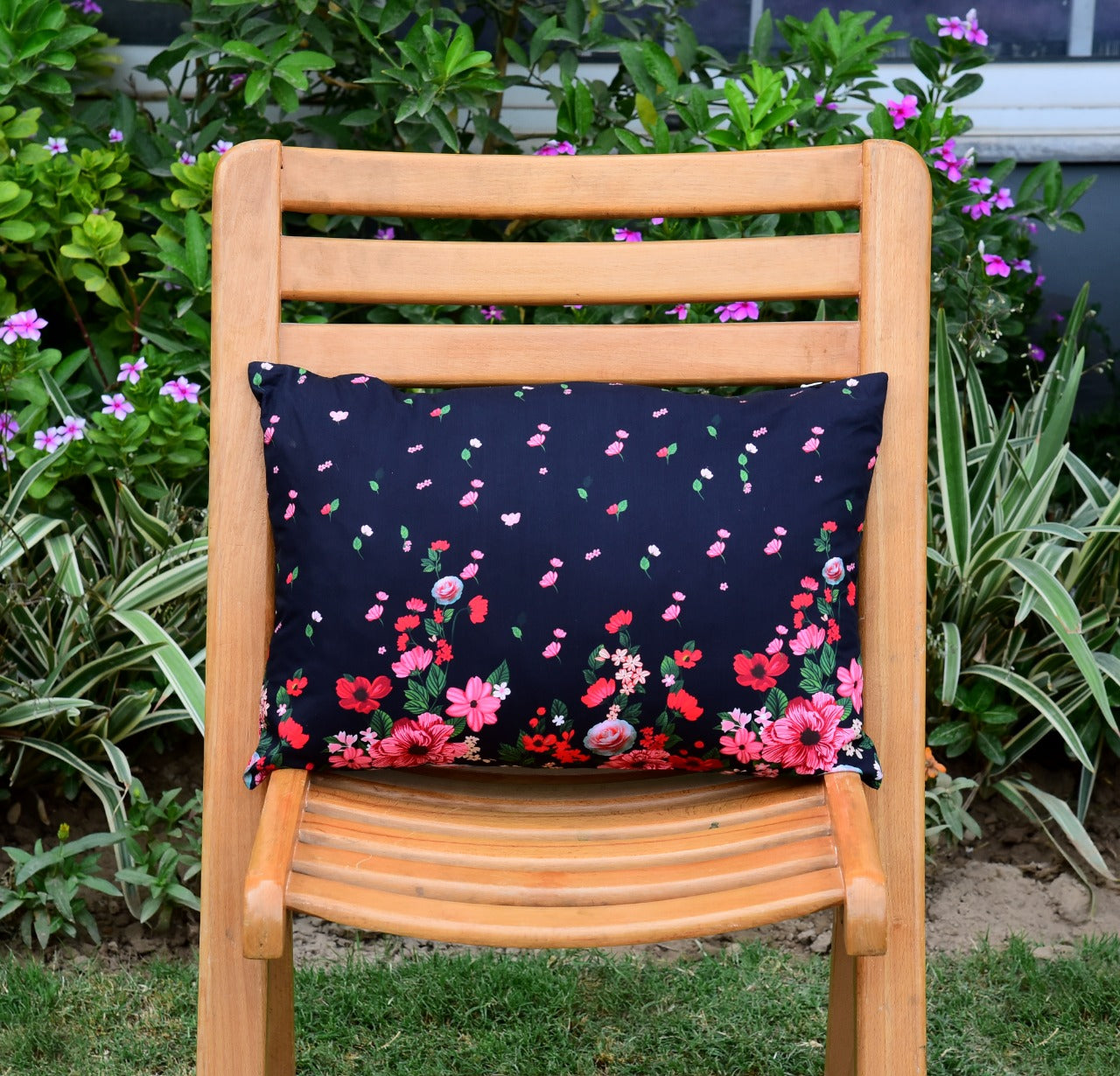 6 PCs Digital Printed Cotton Cushions-Earth Planet cushions Apricot