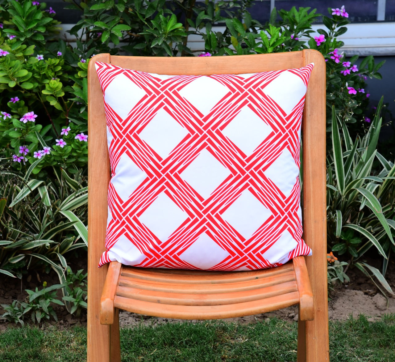 6 PCs Digital Printed Cotton Cushions-Earth Planet cushions Apricot