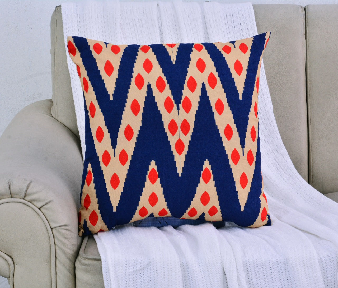 6 PCs Digital Printed Duck Cushions-Moosie cushions Apricot