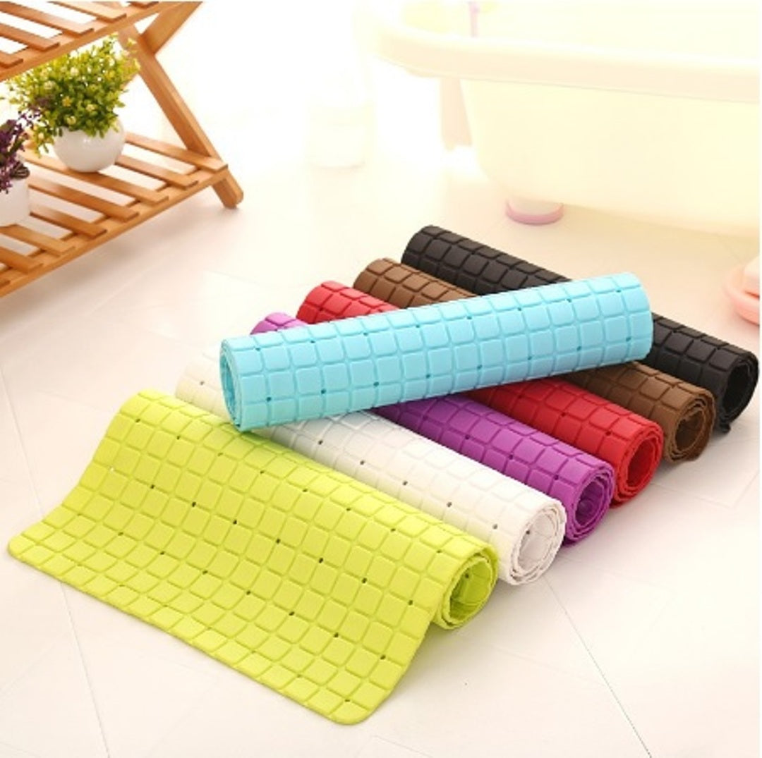 Anti Slip PVC Bathroom Mat(2421)-Red Bath Mats Apricot