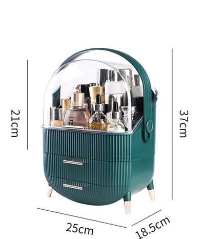 Cosmetics Travel Pop Carrier-Green Cosmetic Organizer Apricot