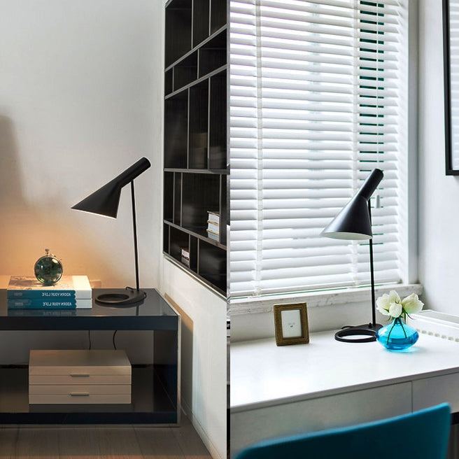 Jacobsen Table Lamp-Black Lamps Apricot