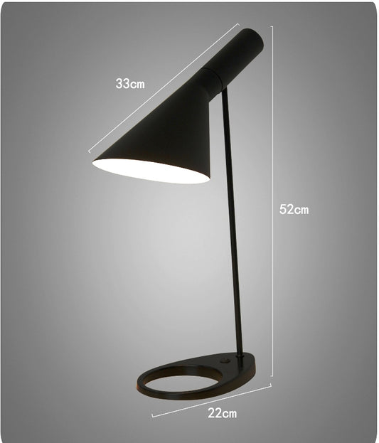 Jacobsen Table Lamp-Black Lamps Apricot