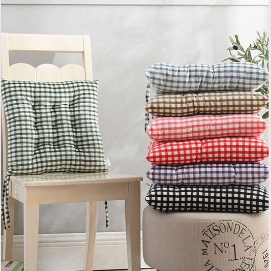 Printed Square Chair Cushion cushions Apricot