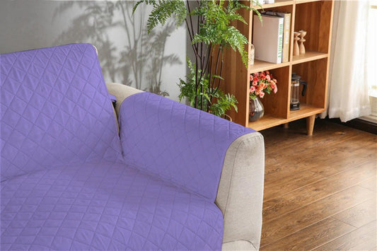 Sofa Cover-Purple Sofa Cover Apricot
