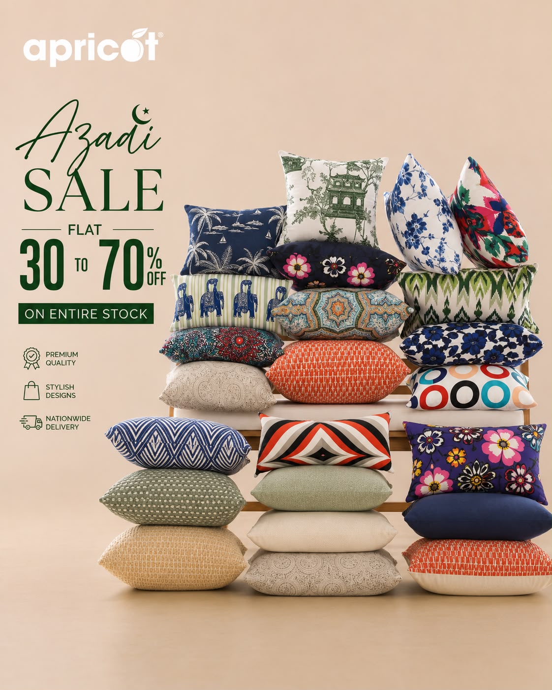 All Cushions Apricot