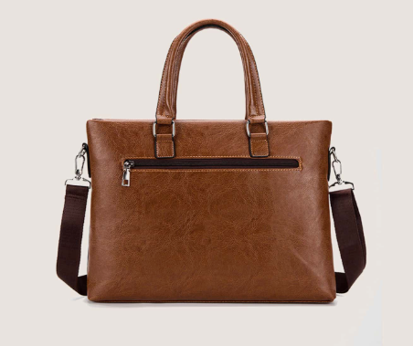 Genuine Leather Laptop Bags For Men & Women-SA2408-264(Brown) Laptop Bag Apricot