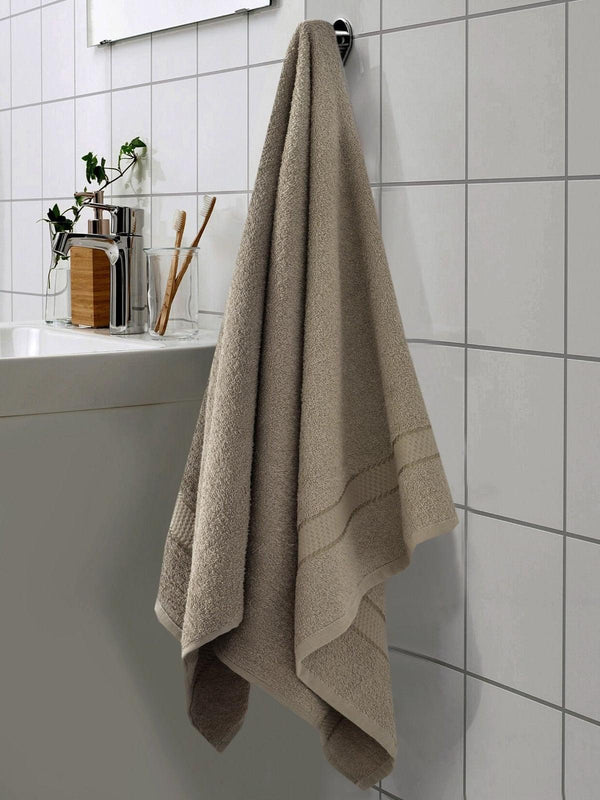 1 PC Bath Towel-Beige Apricot