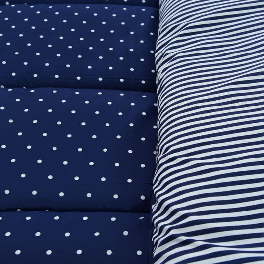 1 PC Double Winter Comforter-Blue Polka