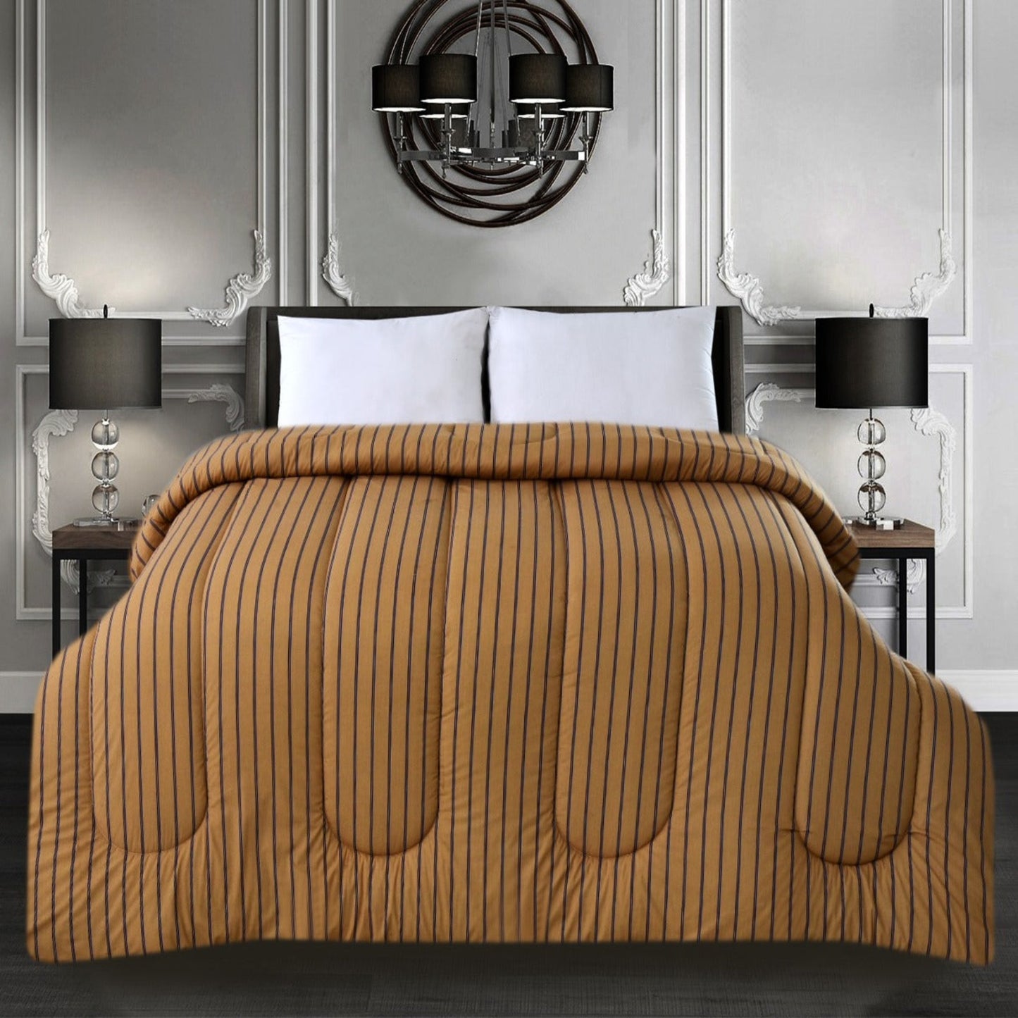 1 PC Single Comforter- SNG-Mustard Apricot