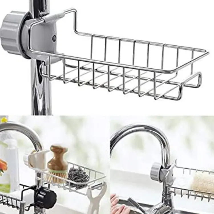 Stainless Steel Faucet Rack Sponge Holder