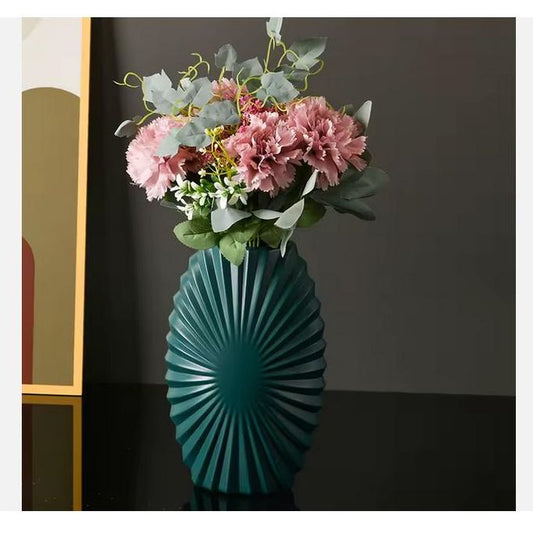Large Nordic Plastic Flower Vase (SA2510-101) Apricot