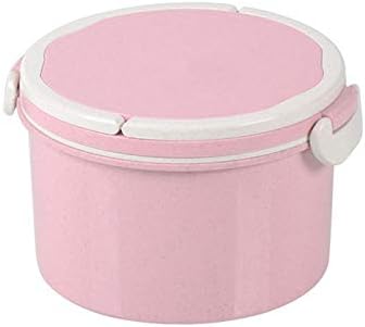 2 Layer Microwave Cycle Lunch14362 Box(SA2405-06)-Off White Over Pink  Apricot   