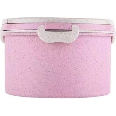 2 Layer Microwave Cycle Lunch Box(SA2405-06)-Off White Over Pink  Apricot   