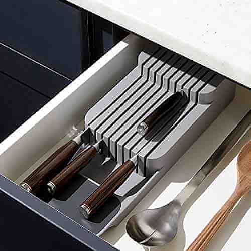 2 Tier Knife Organizer(SA2405-71)-(5610)D/Grey  Apricot   