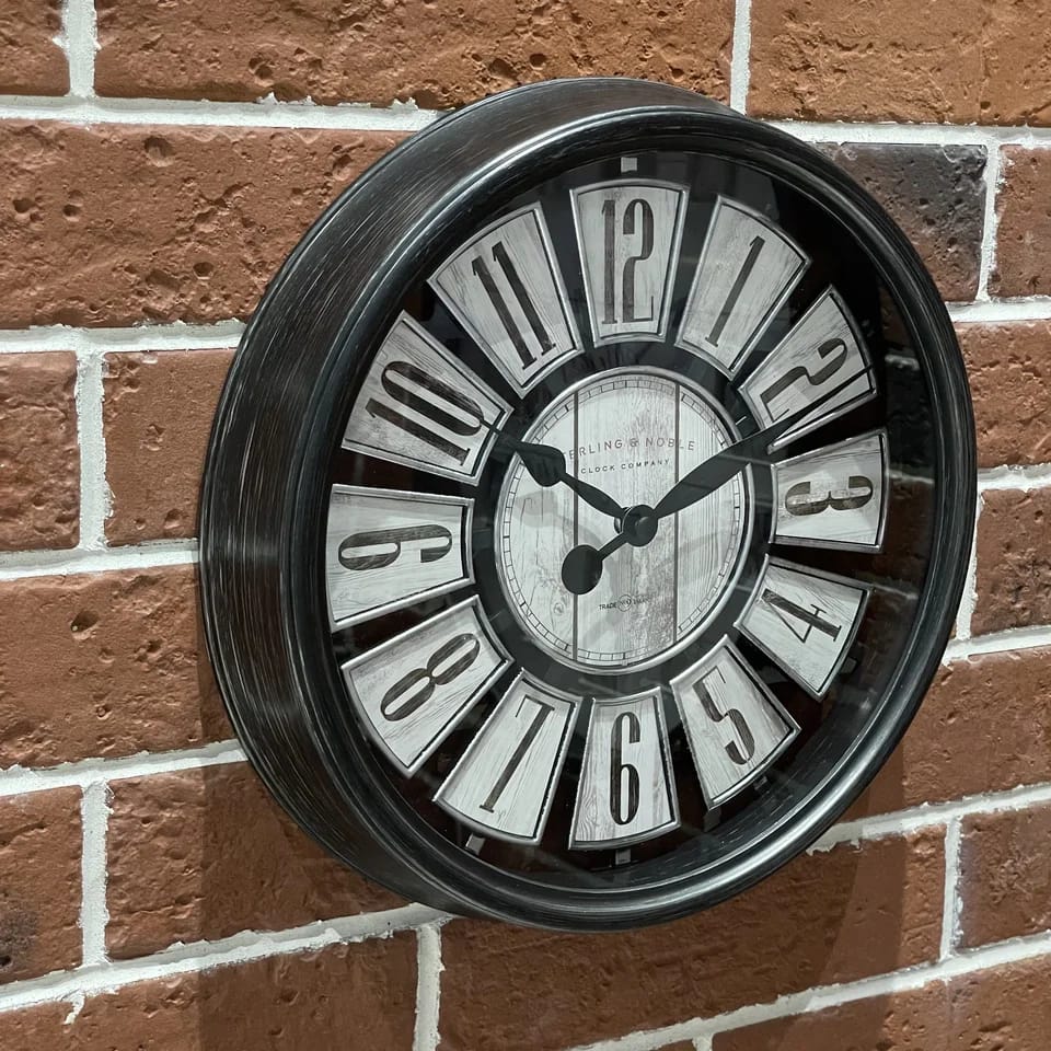 27CM Wall Clock-SA2405-68 Clock Apricot   