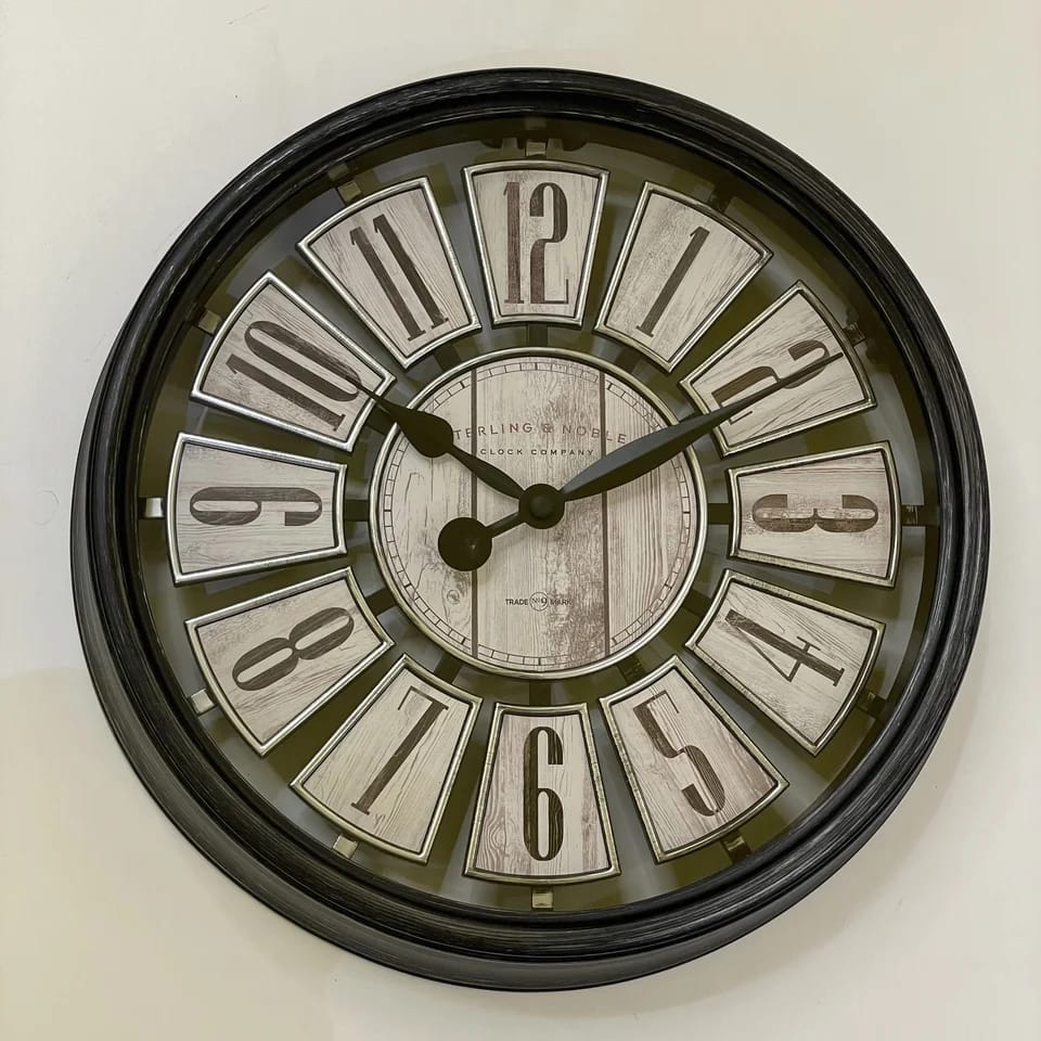 27CM Wall Clock-SA2405-68 Clock Apricot   