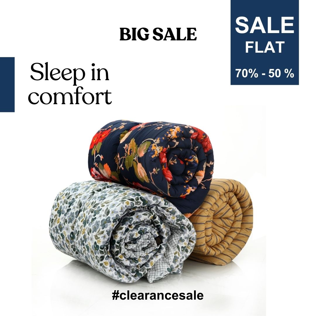 1 PC Double Winter Comforter Assorted Clearance Sale