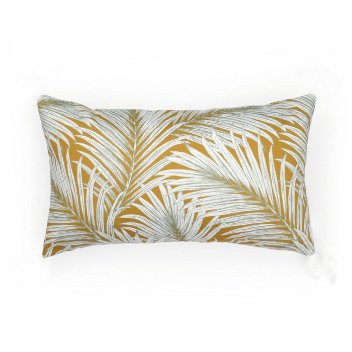 3 PCs Digital Printed Cotton Cushions-Vegetal Pattern Apricot