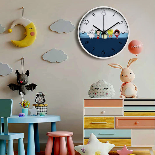 30 Cm Wall Clock- Baymax Clock Apricot   