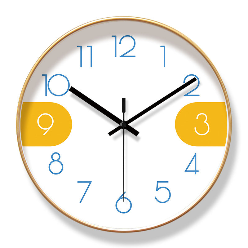 30 Cm Wall Clock-14558(SA2405-219)Yellow Clock Apricot   