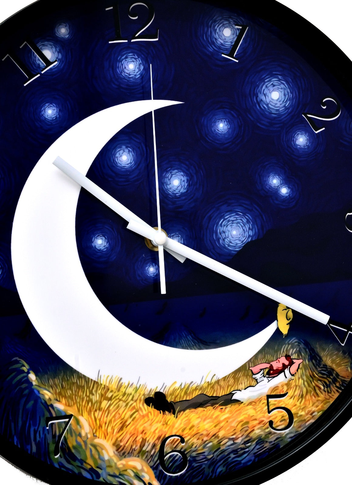 30 Cm Wall Clock Van Gogh-Staring in The SKy Clock Apricot   