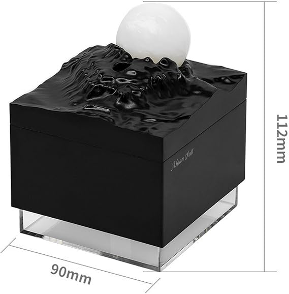 300ML Moon Fall Humidifier-Black(SA2405-197)  Apricot   