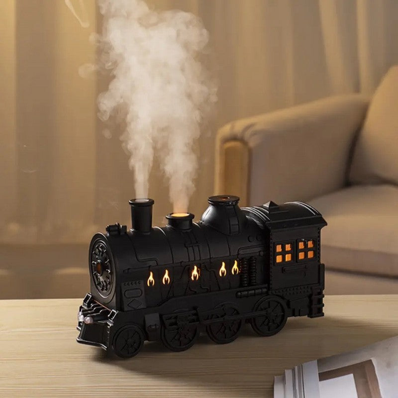 300ml Train Shape Aromatherapy Light Diffuser5659 Humidifier-SA2405-188  Apricot   