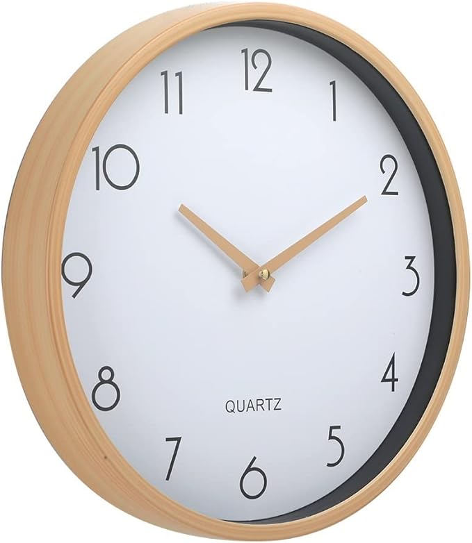 36 Cm Wall Clock SA2311-189-WD008 Clock Apricot   