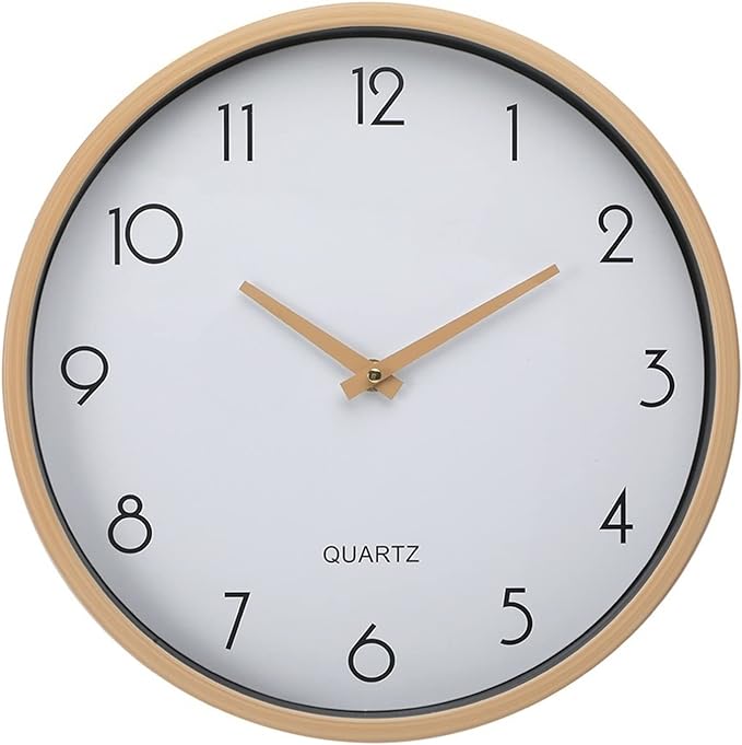 36 Cm Wall Clock SA2311-189-WD008 Clock Apricot   