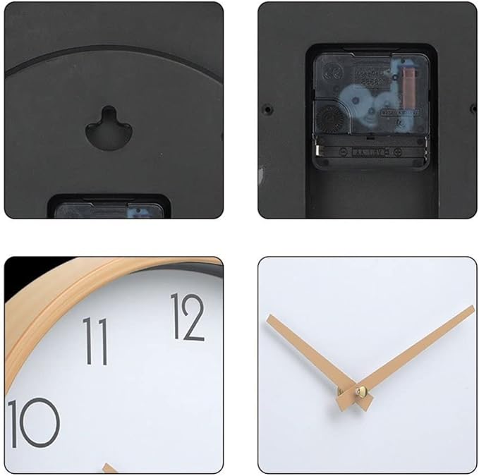 36 Cm Wall Clock SA2311-189-WD008 Clock Apricot   