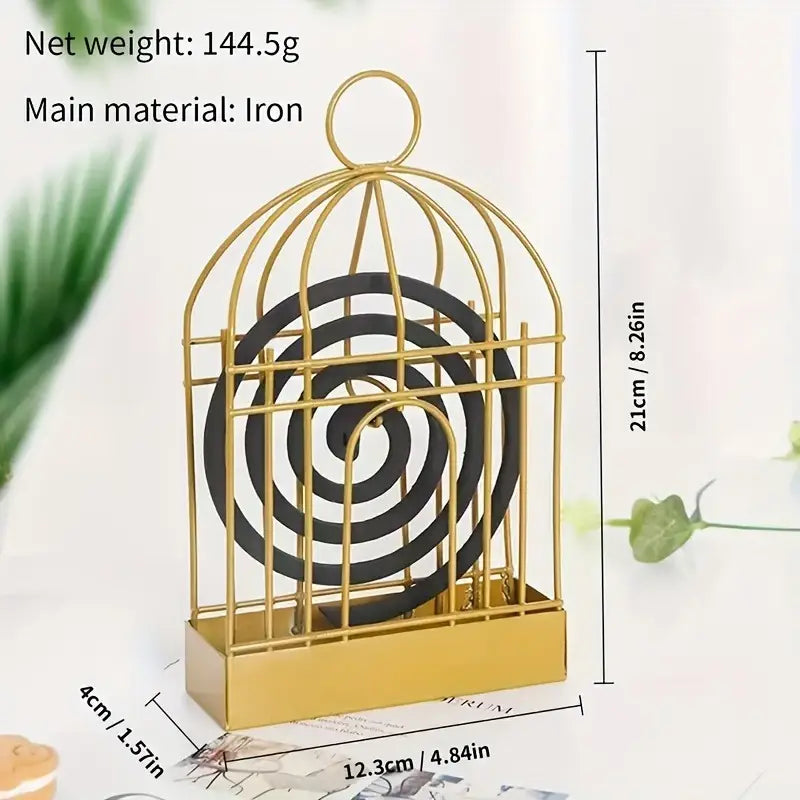 Iron Mosquito Coil Holder-Golden Apricot