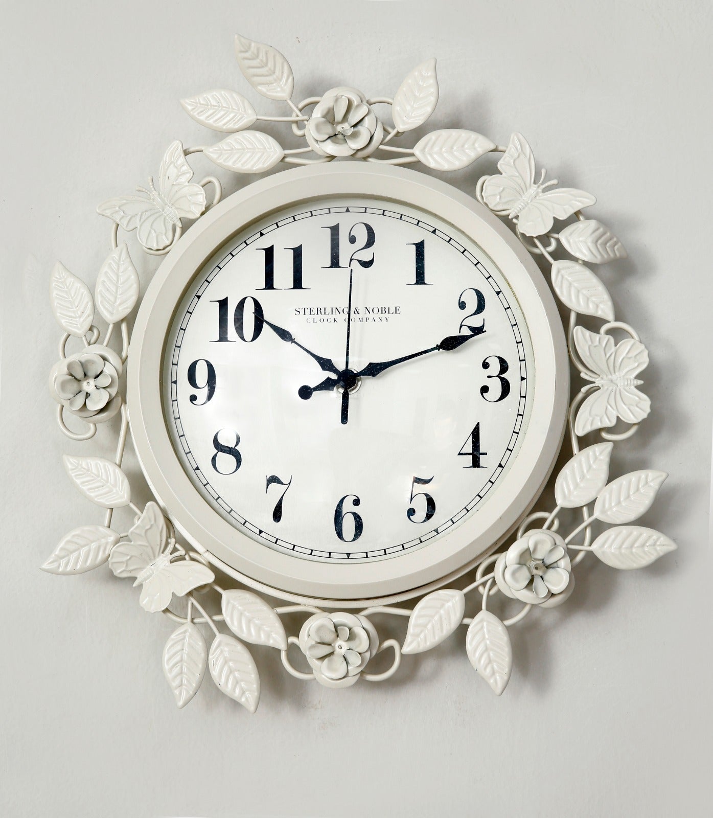 36CM Metal Wall Clock-SA2405-SA2405-70 Clock Apricot   