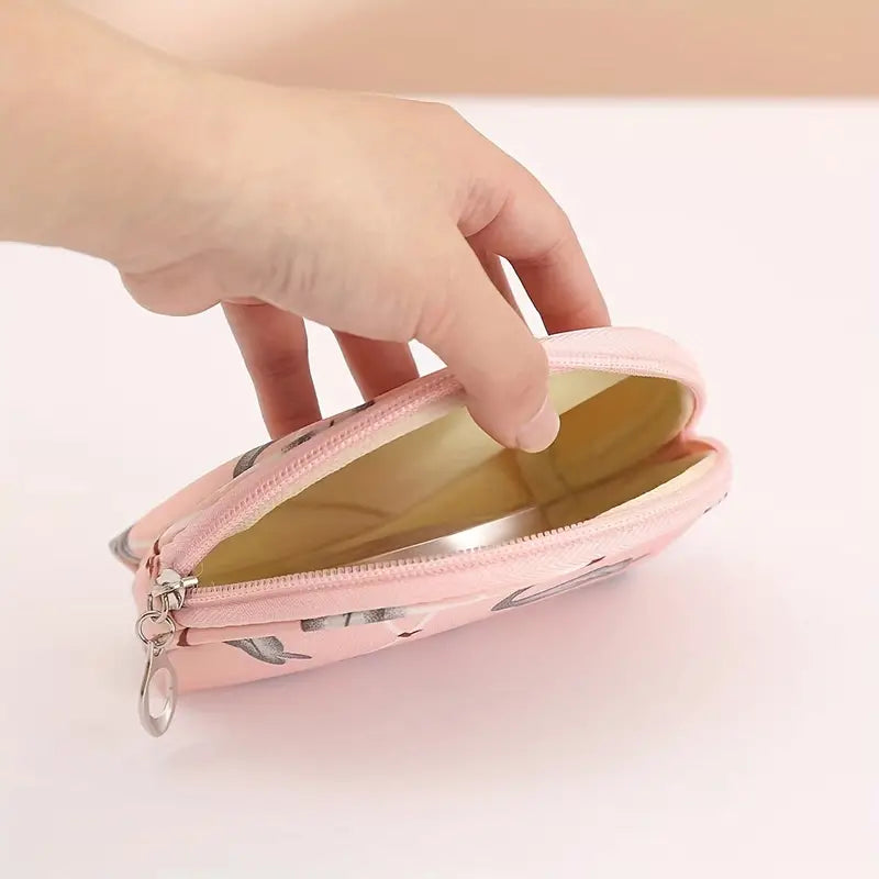 3Pcs Waterproof Portable Makeup Organizer Bag-Flamingo(SA2405-112) Cosmetic Organizer Apricot   