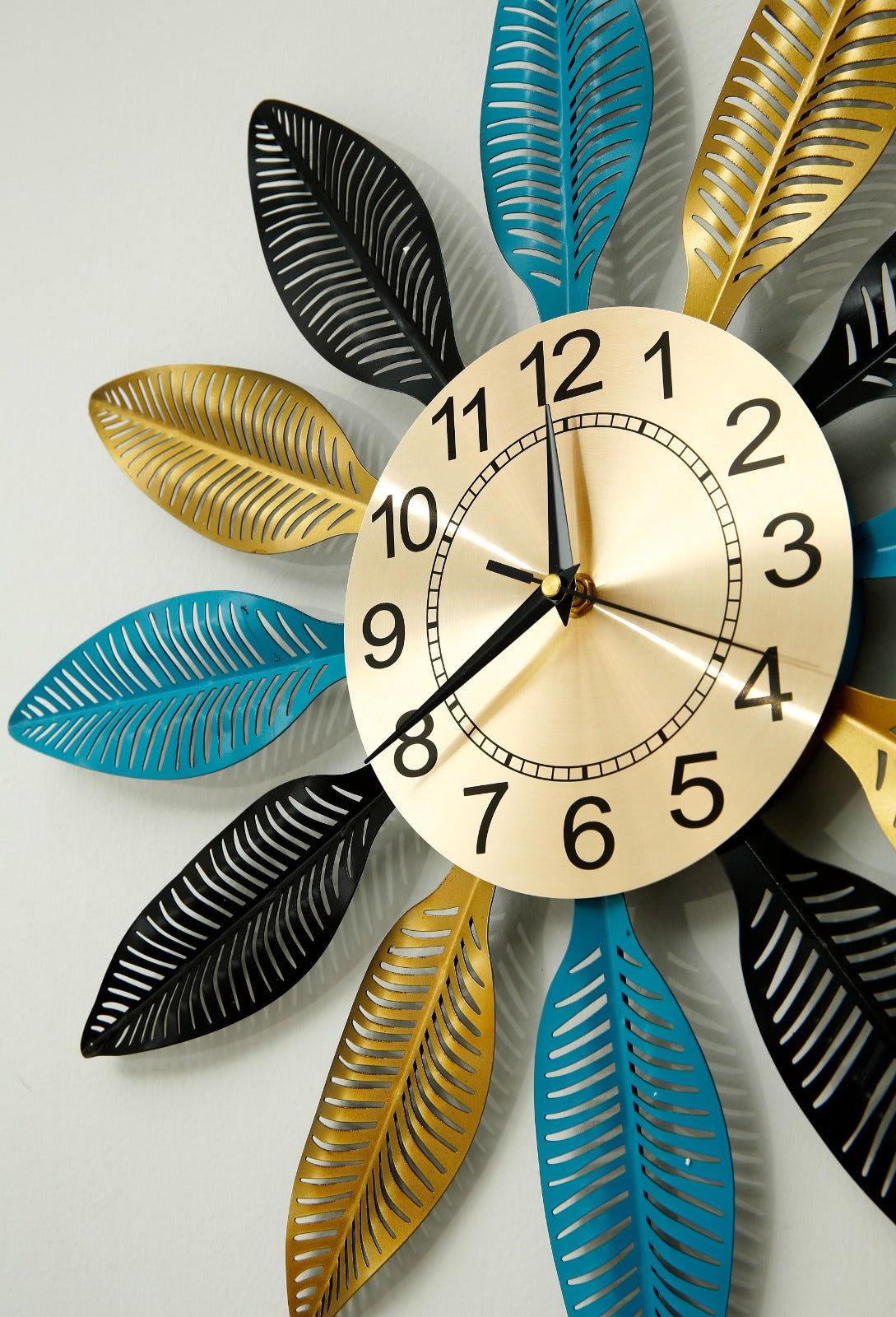 50CM Wall Clock Multi Wings Clock Apricot   