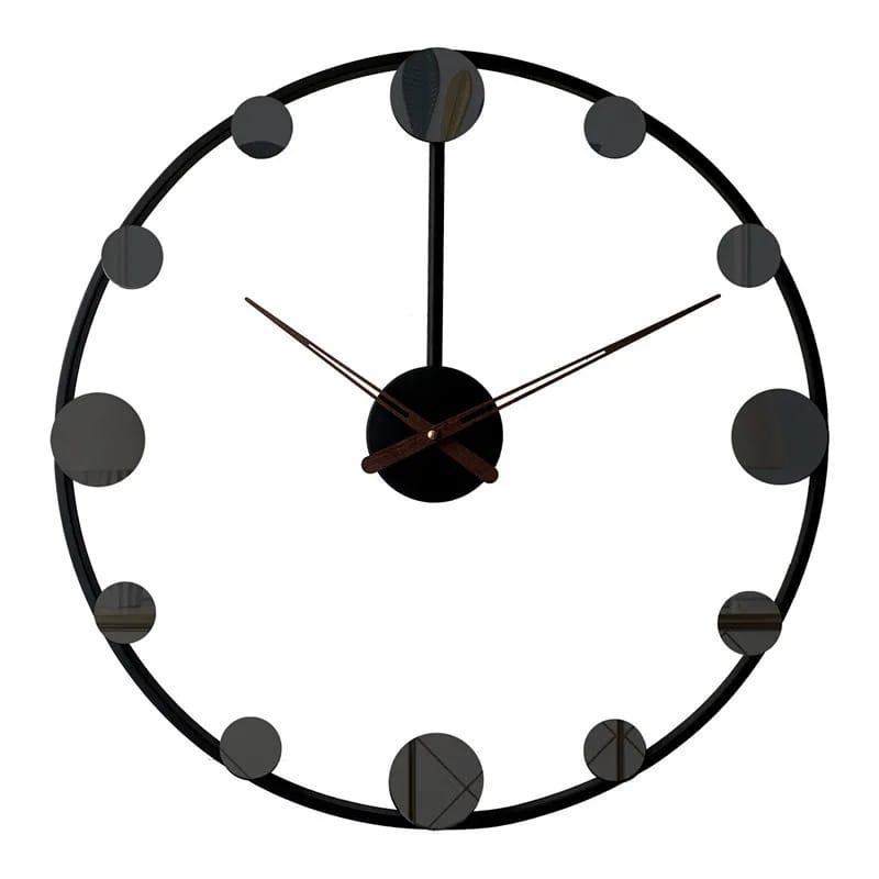 50Cm Moon Phase Wall Clock Clock Apricot   