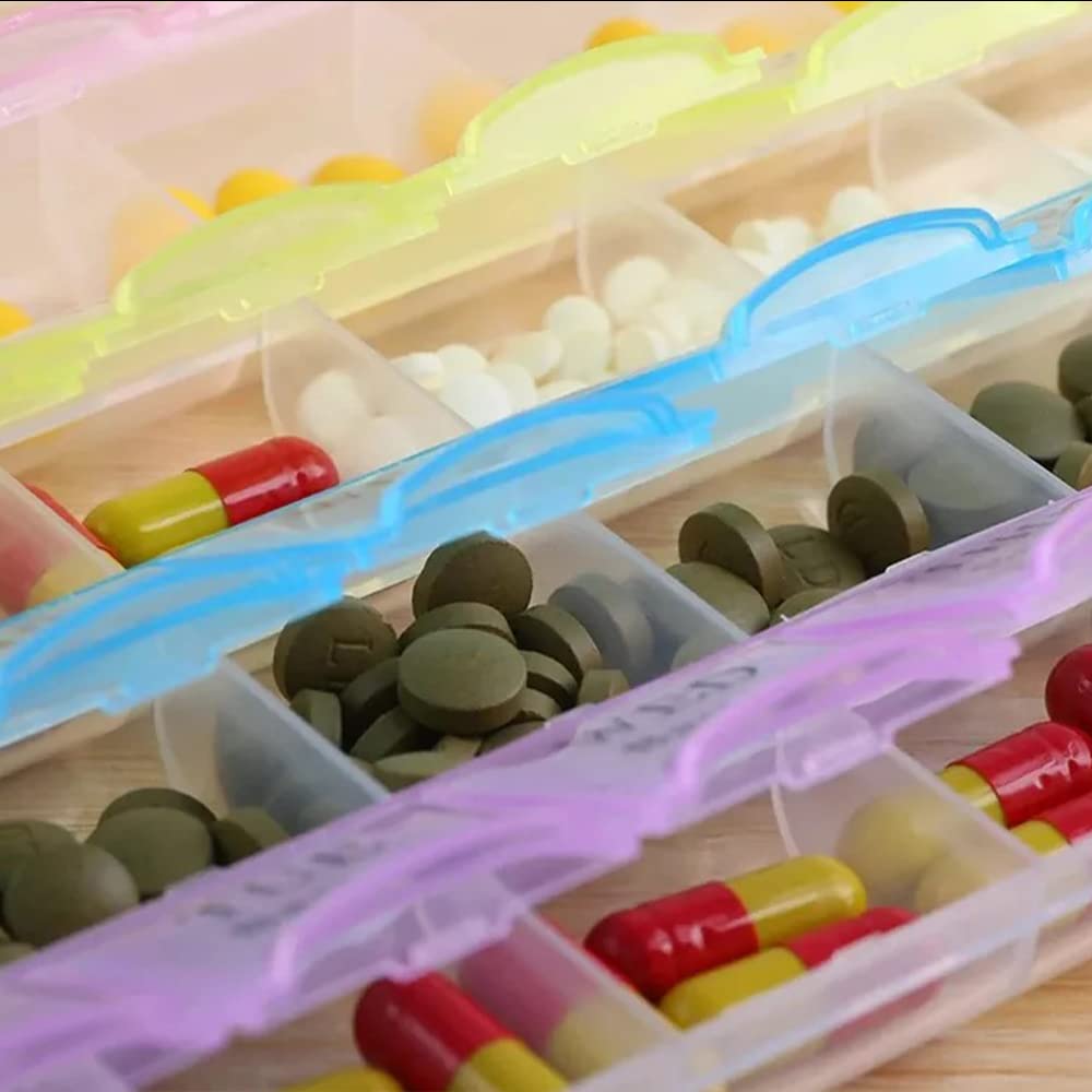 28 Grids Pill Container Pill Box Holder-SA2408-199 Apricot