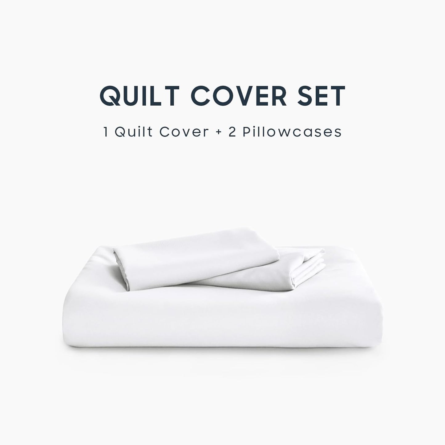 Duvet Cover-White Bed Sheets Apricot
