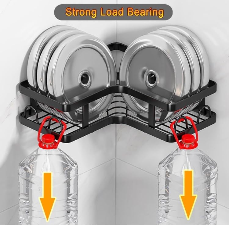 5PCs Wall Mounted Organizers-SA2408-112 Bathroom Accessory Sets Apricot