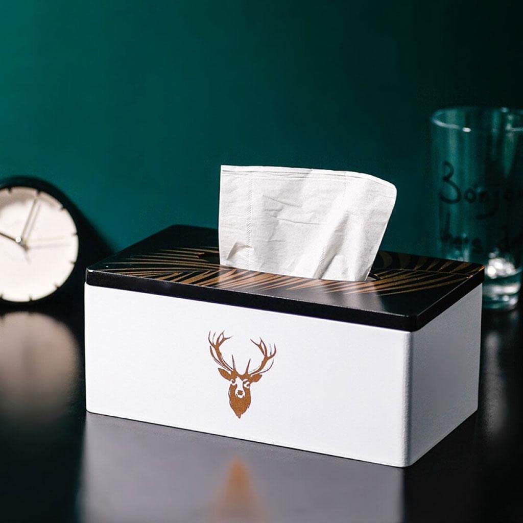 Nordic Style Wooden Tissue Box SA2405-25 Black Hawk Tissue Box Apricot