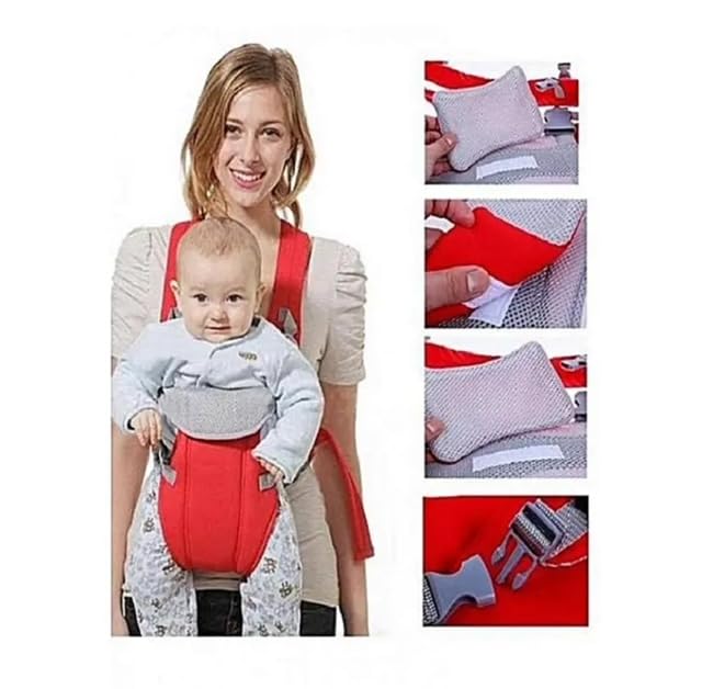 4-in-1 Baby Carrier Bag Adjustable with Comfortable Head Support & Buckle Straps-SA2408-276 Blankets Apricot