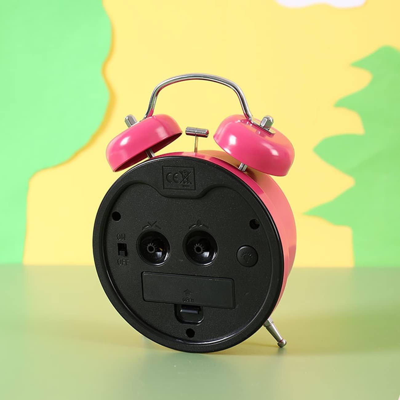 Side Table Alarm Clock SA2405-233(Pink) Clock Apricot