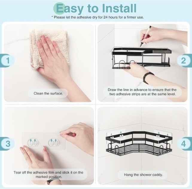 5PCs Wall Mounted Organizers-SA2408-112 Bathroom Accessory Sets Apricot