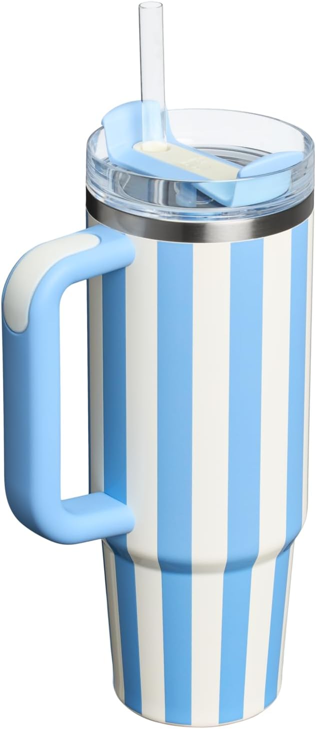 STANLEY Quencher H2.0 FlowState Tumbler SA2607-02(Aqua Stripes) Tumbler Apricot