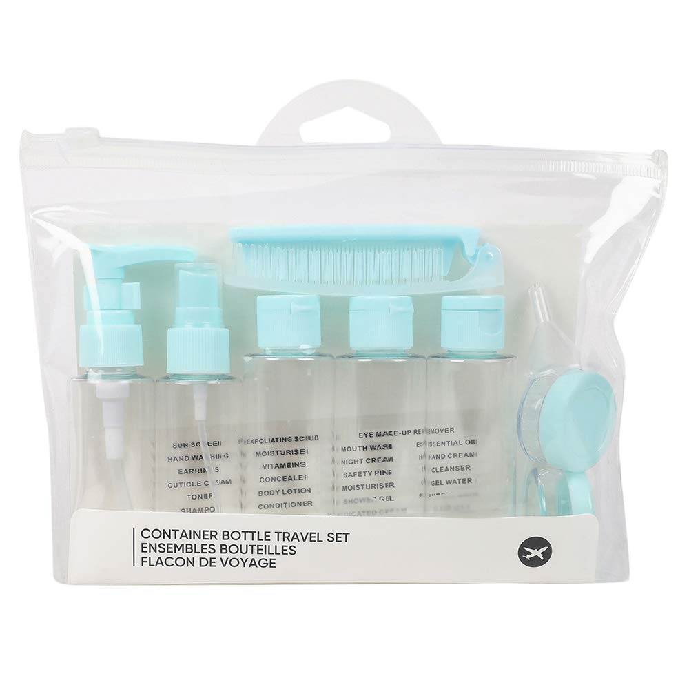 10PCs BPA Free Portable Toiletry Containers Set-Blue(SA2405-173) Cosmetic Organizer Apricot