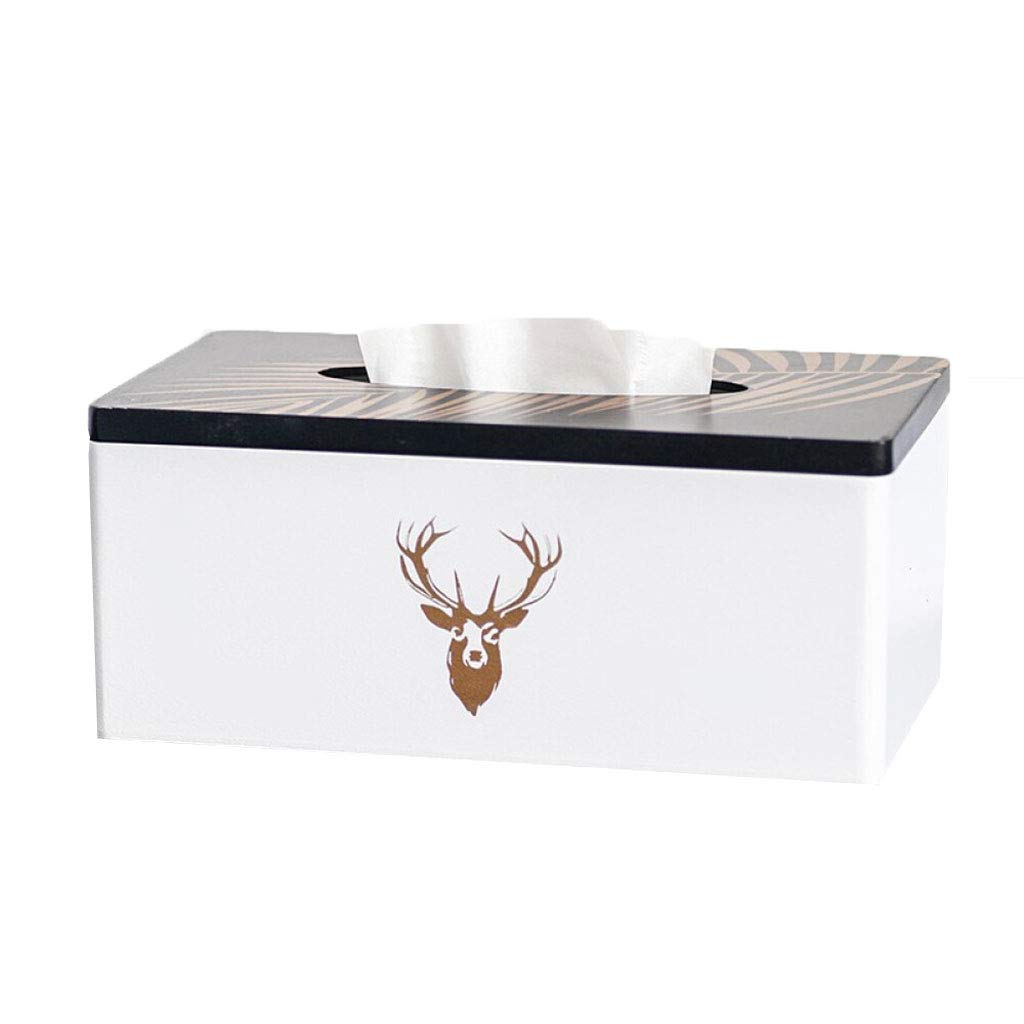 Nordic Style Wooden Tissue Box SA2405-25 Black Hawk Tissue Box Apricot