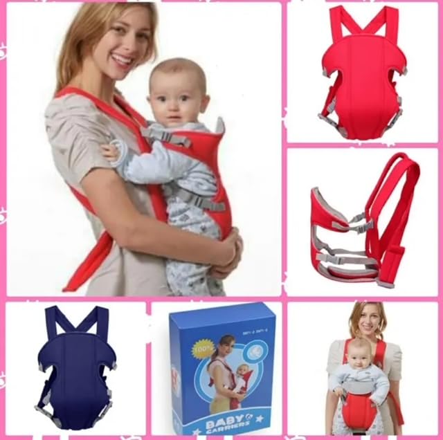 4-in-1 Baby Carrier Bag Adjustable with Comfortable Head Support & Buckle Straps-SA2408-276 Baby Carriers Apricot