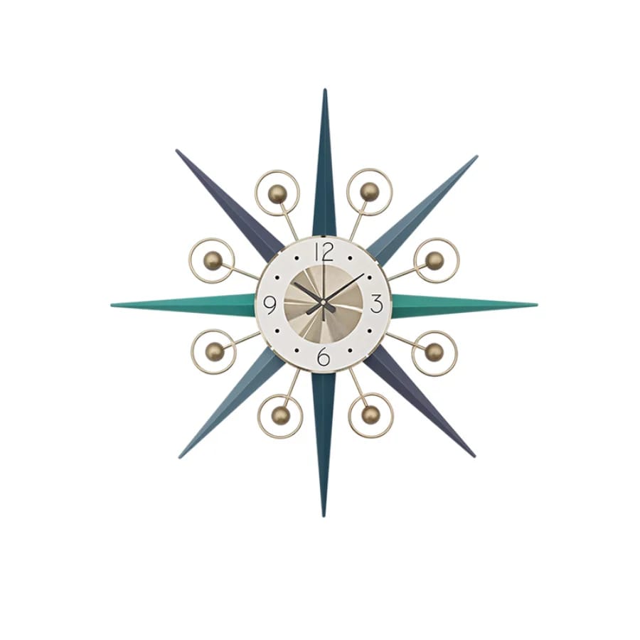 53Cm 8Stars Wall Clock Clock Apricot   