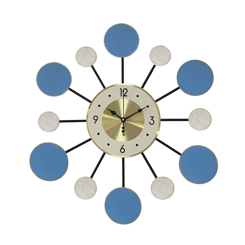 55 Cm Wall Clock SA2311-188-M001 Clock Apricot   